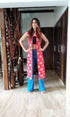 Red and Navy Blue Elephant Four Piece Set